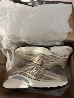 adidas Black Shoe Box with White Label